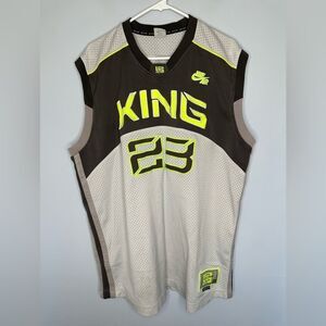 VTGNike Air LeBron James Basketball Team Jersey XL 23 King James NBA Length +4